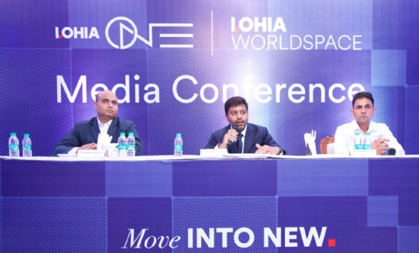 प्रेस कॉन्फ्रेंस में जानकारी देते लोहिया वर्ल्डस्पेस के निदेशक पीयूष लोहिया।