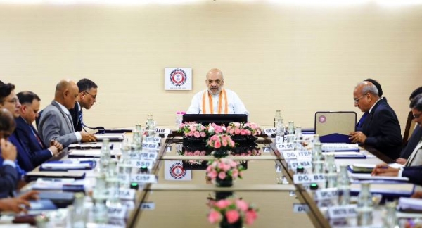 केंद्रीय गृह मंत्री अमित शाह शुक्रवार को राष्ट्रीय सुरक्षा रणनीति सम्मेलन-2025 का उद्घाटन करते हुए