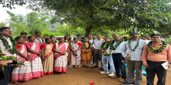 ग्रामीण विकास संस्थान हैदराबाद और सर्ड ने किया योजनाओं का निरीक्षण