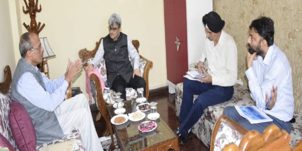 मुख्य सचिव ने औद्योगिक विकास को बढ़ावा देने के लिए एमएसएमई सचिव के साथ रणनीतिक चर्चा की