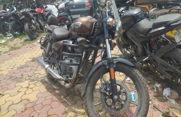 एटीएम लूट में इस्तेमाल चोरी की बाइक