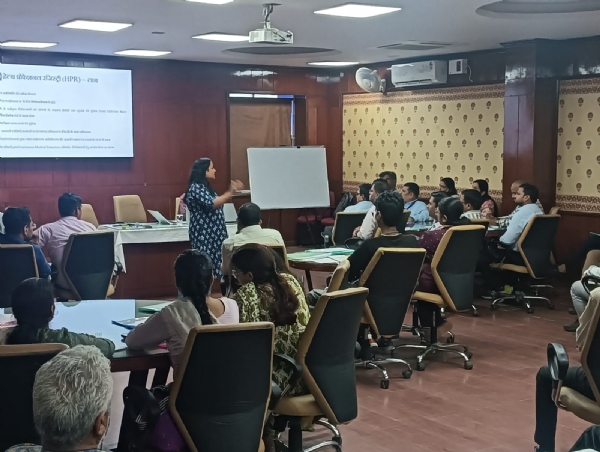 डिजिटल स्वास्थ्य प्रणाली के कार्यान्वयन विषय पर कार्यशाला आयोजित  आभा आईडी