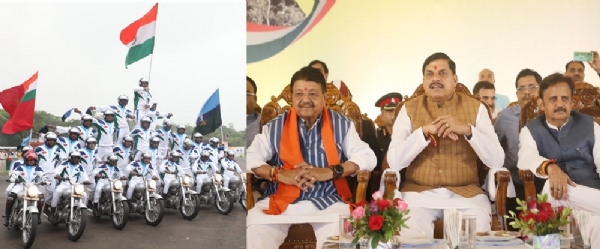 कारगिल विजय दिवस पर रीवा के सैनिक स्कूल में आयोजित कार्यक्रम
