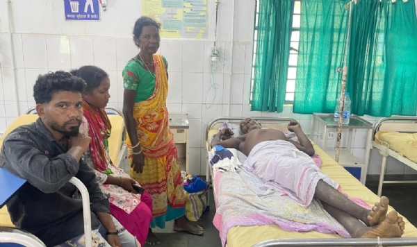 सांप के काटने पर बीमार किसान