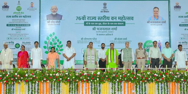 हरियालो राजस्थान मिशन के अंतर्गत इस वर्ष लगेंगे 10 करोड़ पौधें