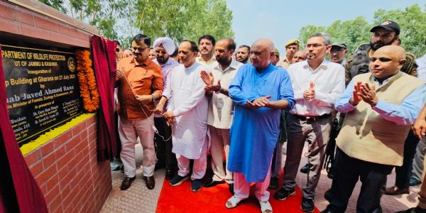 राणा ने घराना वेटलैंड में अत्याधुनिक इको-स्टॉप का उद्घाटन किया