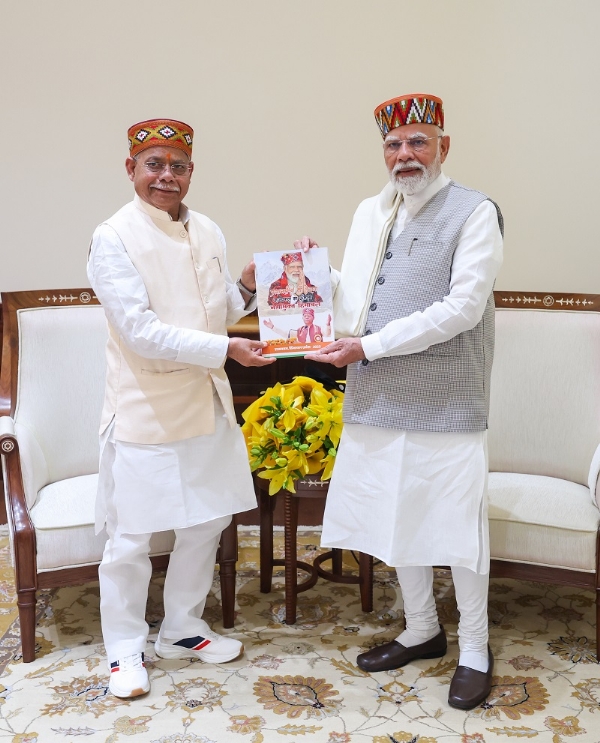 राज्यपाल की प्रधानमंत्री से भेंट