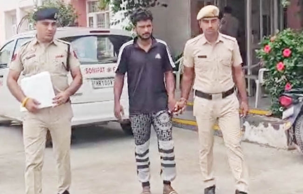 सोनीपत:   गिरफ्तार आरोपी अजय