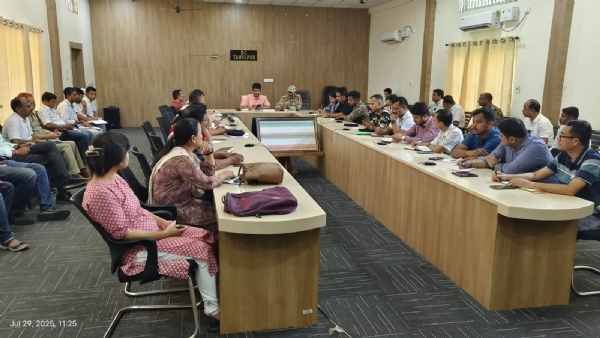 तमुलपुर में स्वतंत्रता दिवस की तैयारी बैठक।
