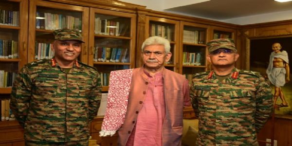 उत्तरी कमान के जीओसी-इन-सी ने उपराज्यपाल को ऑपरेशन महादेव के बारे में दी जानकारी