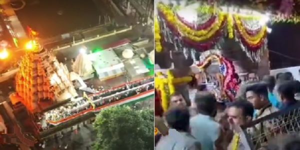 उज्जैनः रात 12 बजे खुले नागचंद्रेश्वर मंदिर के पट, दर्शन के लिए लगी लम्बी कतार