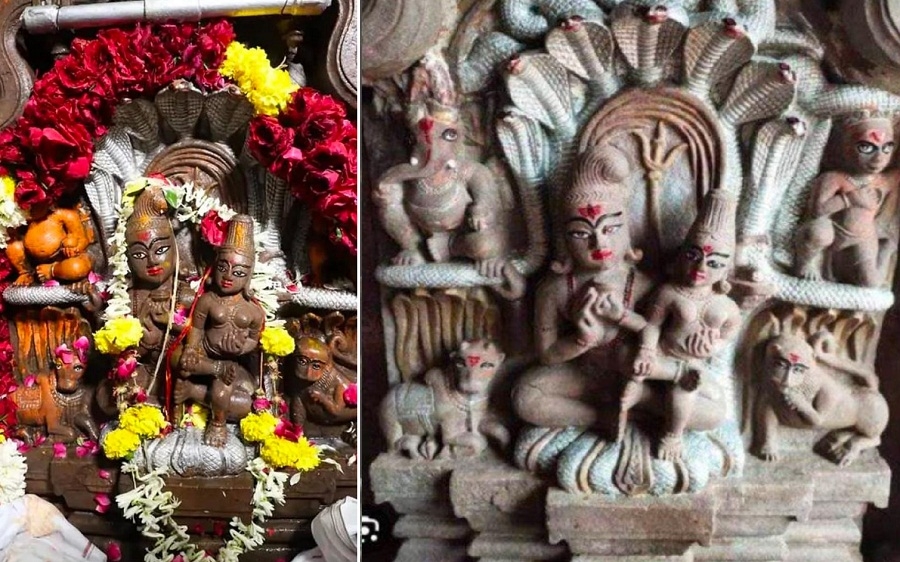 नागचंद्रेश्वर मंदिर में हैं नेपाल से लाई गई 11वीं शताब्दी की अद्भुत प्रतिमा