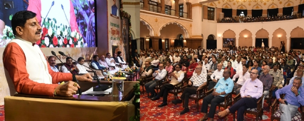 मुख्यमंत्री डॉ. मोहन यादव ने मंगलवार को कुशाभाऊ ठाकरे सभागार में बाघ दिवस पर आयोजित कार्यक्रम को संबोधित किया।