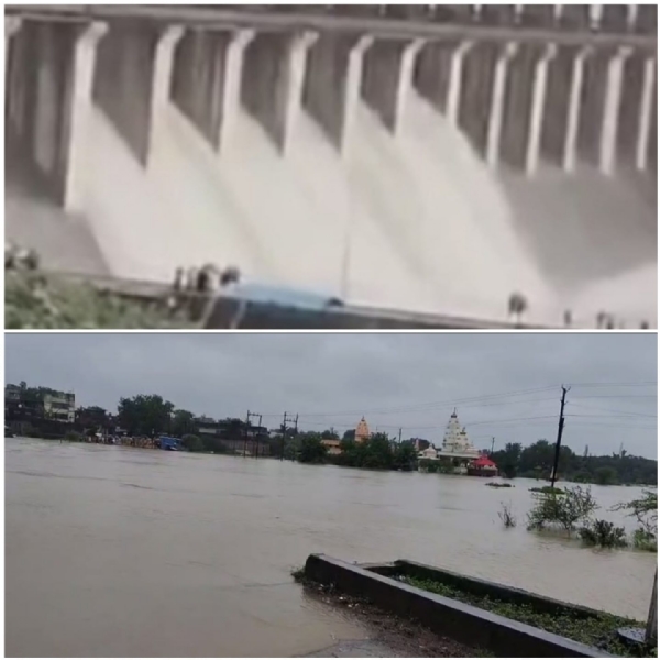 मोहनपुरा डेम के खोले छह गेट, स्कूलों का अवकाश घोषित