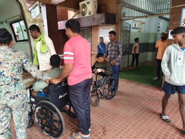 सुकमा मुठभेड़ में घायल जवान