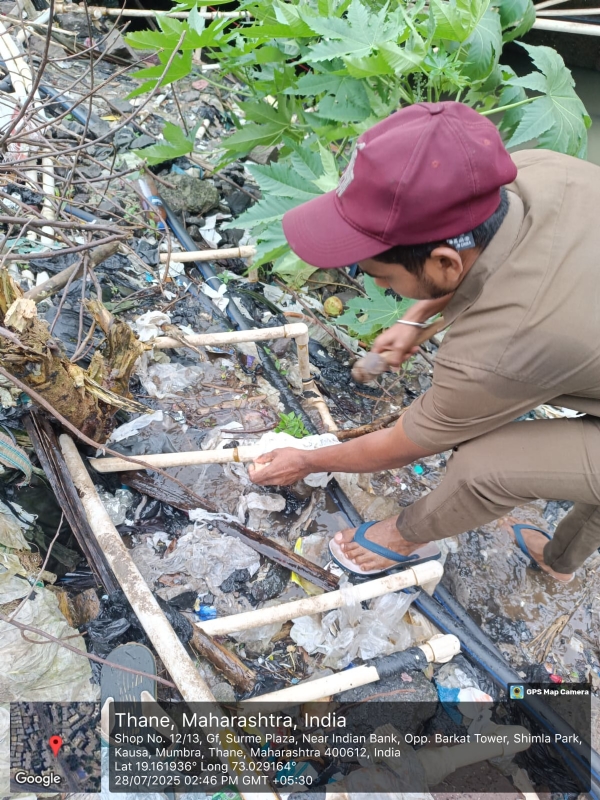 28watet connection of illegal building cut