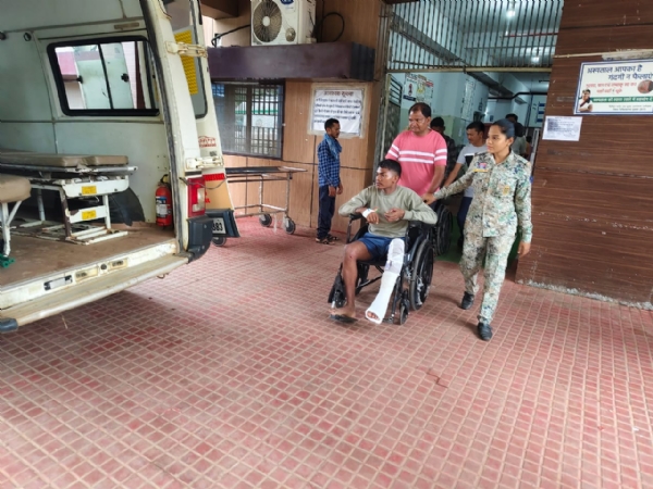 सुकमा मुठभेड़ में घायल जवान -2