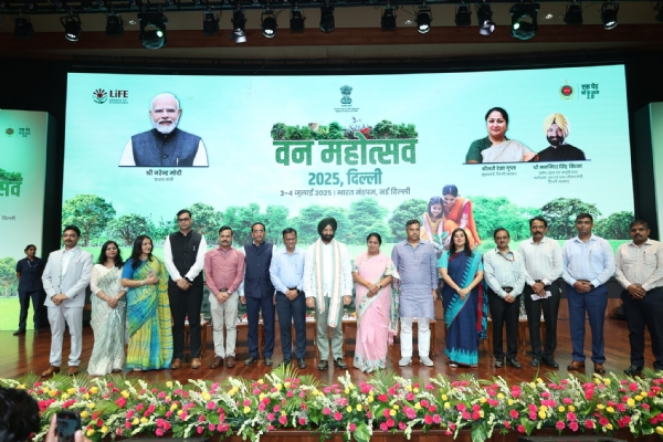 भारत मंडपम में  गुरुवार को वन महोत्सव का शुरूआत करती