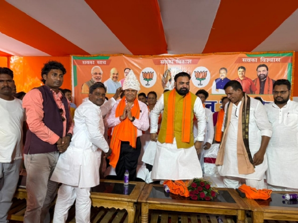 भारतीय जनता पार्टी द्वारा आयोजित सम्राट अशोक सम्मान समारोह के दौरान उपमुख्यमंत्री सम्राट चौधरी