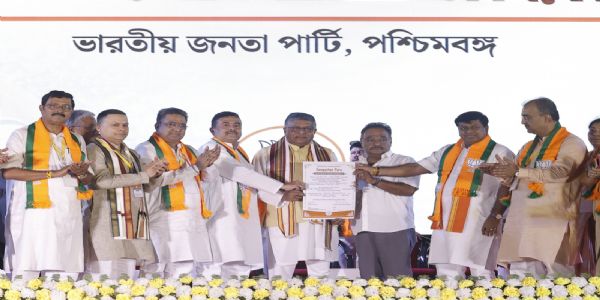 शमिक भट्टाचार्य के अध्यक्ष चुने जाने का ऐलान