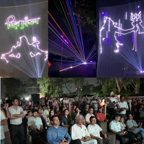 Grand laser show organised at Kathua waterfront, Shiv Tandava Ganga Aarti and patriotic stories became the centre of attraction