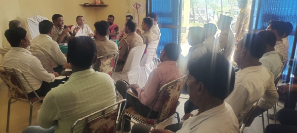 गुरु पूर्णिमा महोत्सव को लेकर प्रशासन की सक्तेशगढ़ पुलिस चौकी में विशेष बैठक