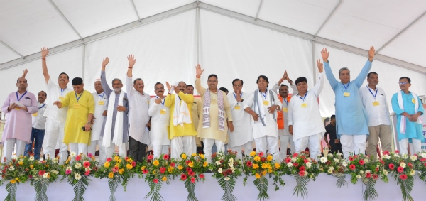 मुख्यमंत्री भजनलाल शर्मा सवाई माधोपुर में जनसभा में