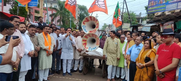 खंडेलवाल के प्रदेशाध्यक्ष बनने पर भाजपा ने मनाया जश्न
