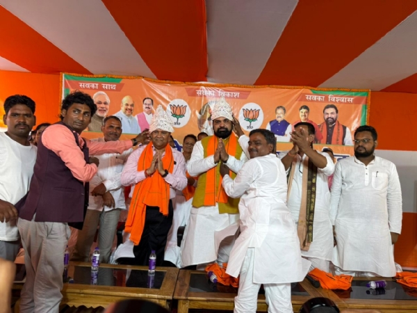 भारतीय जनता पार्टी द्वारा आयोजित सम्राट अशोक सम्मान समारोह के दौरान उपमुख्यमंत्री सम्राट चौधरी