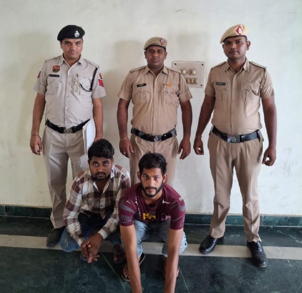 पुलिस हिरासत में आरोपी