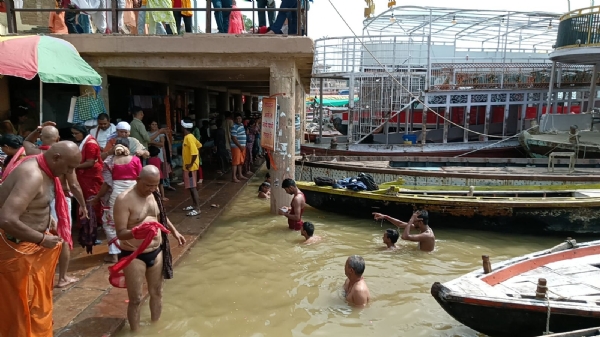 गंगा के जलस्तर में बढ़ाव