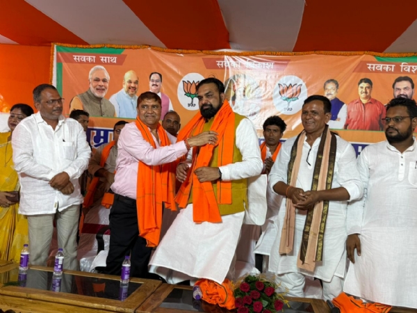 भारतीय जनता पार्टी द्वारा आयोजित सम्राट अशोक सम्मान समारोह के दौरान उपमुख्यमंत्री सम्राट चौधरी