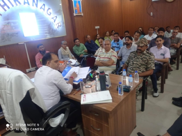 SDM Hiranagar held a review meeting on preparations for Independence Day 2025