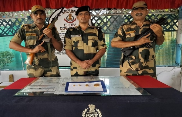 बीएसएफ ने  नाकाम की सोने की तस्करी की कोशिश