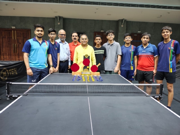 क्लस्टर-चतुर्थ टेबल टेनिस चैंपियनशिप में टीएसएच के खिलाड़ियों का जलवा, जीते 9 पदक