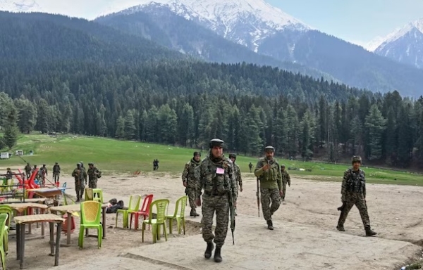 पहलगाम में इसी स्थान पर 22 अप्रैल को हुआ था आतंकी हमला।