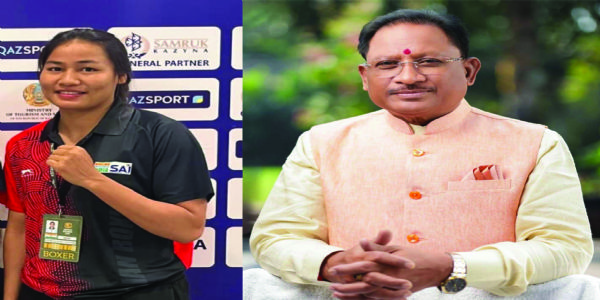 मुख्यमंत्री साय ने महिला बॉक्सर सना माचू को दी शुभकामनाएँ