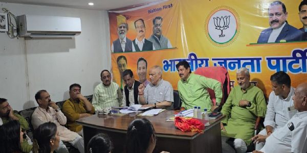 अशोक कौल ने जम्मू उत्तर की भाजपा संगठनात्मक बैठक की अध्यक्षता की