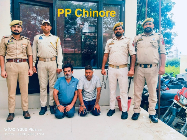 जम्मू पुलिस ने चिनोर में चेन स्नैचिंग का मामला सुलझाया