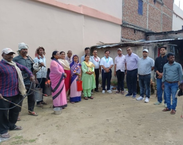 डब्ल्यूएचओ की विशेष टीम ने रोग नियंत्रण संबंधी गतिविधियों का किया निरीक्षण