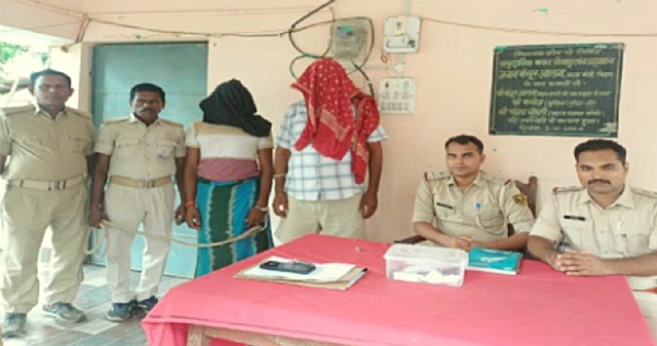 पुलिस के गिरफ्त में आरोपी