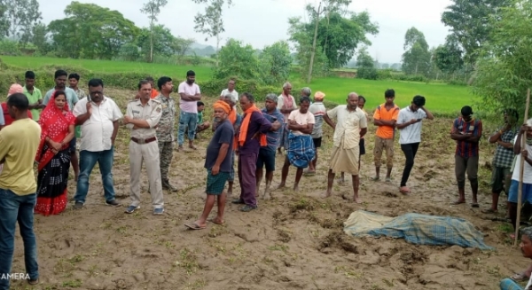 हाथियों के हमले से किसान की मौत