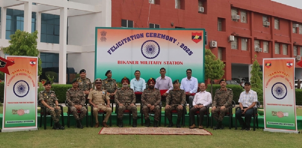 सप्त शक्ति कमान ने  किया बीएसएफ अधिकारियों और भारतीय सेना के पूर्व सैनिकों को सम्मानित