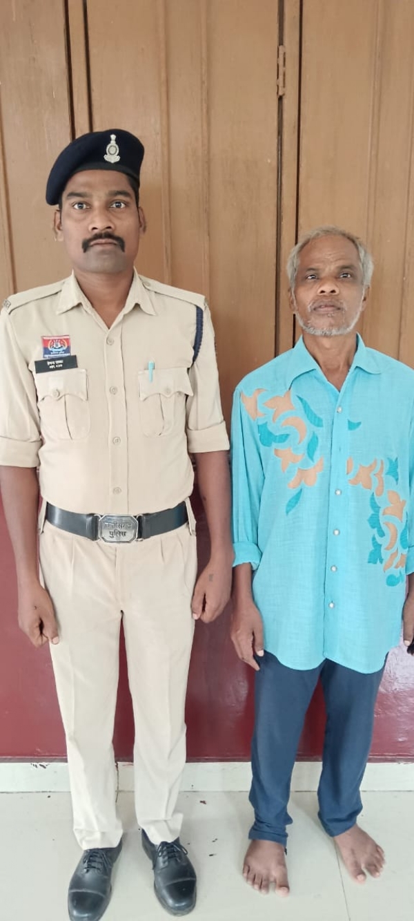 पुलिस के गिरफ्त में आरोपी