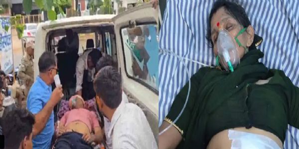 गृह कलह में पत्नी काे गोली पति ने दी अपनी जान
