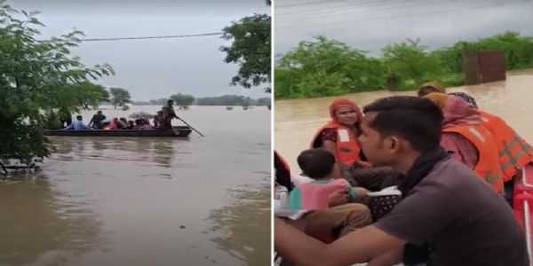 मध्‍य प्रदेश में बारिश से बिगड़े हालात, गुना-शिवपुरी में करना पड़ा रेस्क्यू, आज 12 जिलों में अलर्ट