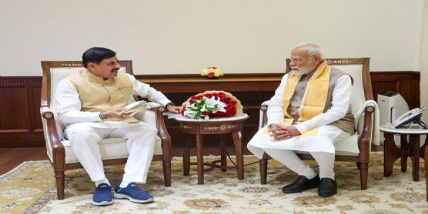 प्रधानमंत्री नरेन्द्र मोदी से मिले मुख्यमंत्री डॉ. मोहन यादव
