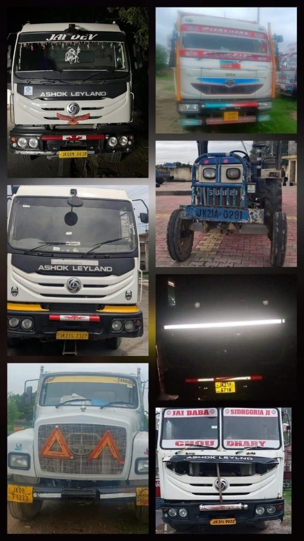 07 vehicles including 06 dumpers involved in illegal mining seized