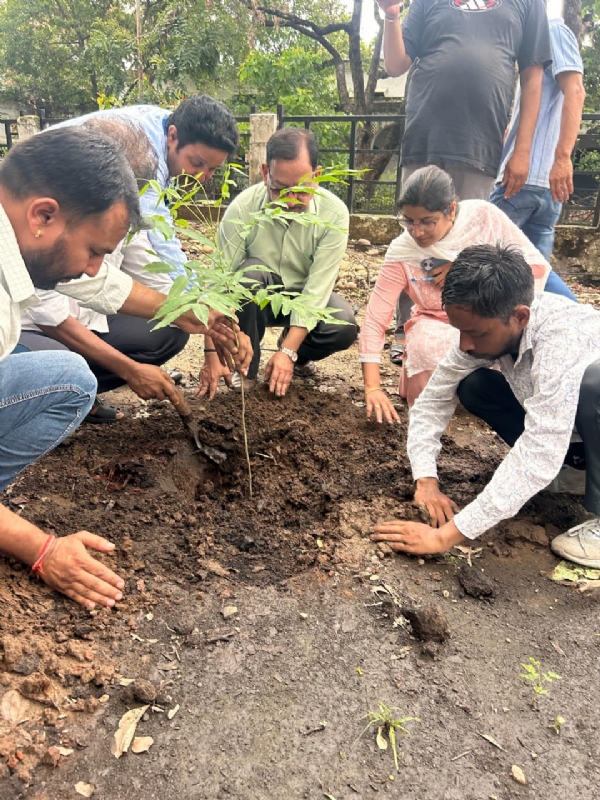 ऋषिकुल आयुर्वेद विश्वविद्यालय में पौधारोपण