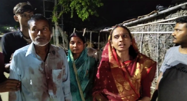 जिला परिषद प्रतिभा देवी के साथ पीड़ित